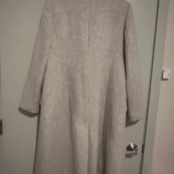Club Monaco Daylina Light Gray wool Coat - Picture 5 of 6